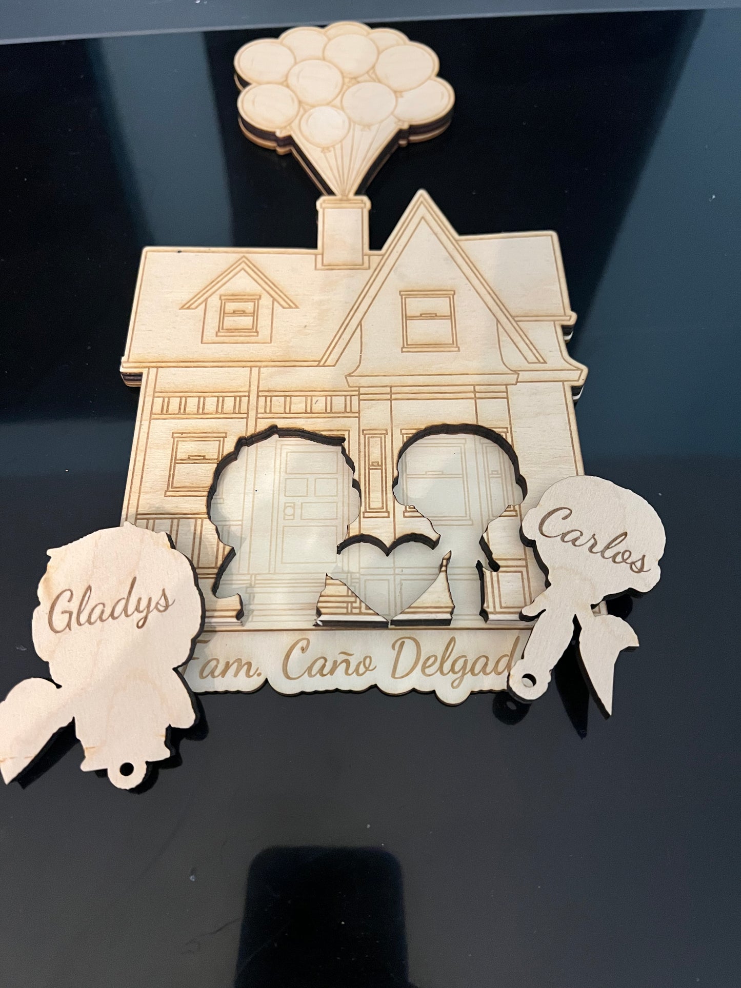 Up keychain personalized