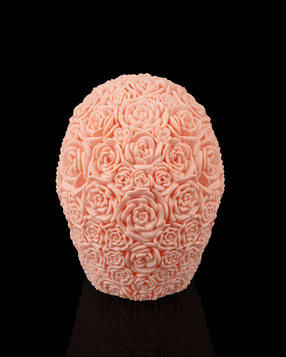 flowers skull