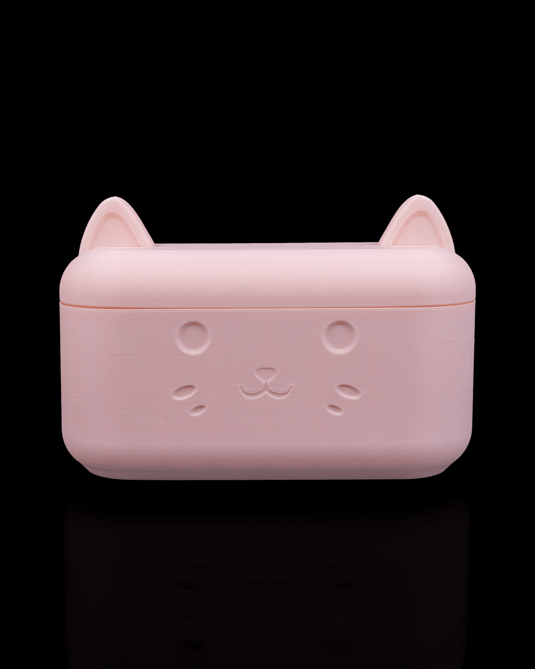 pink cat restroom organizer