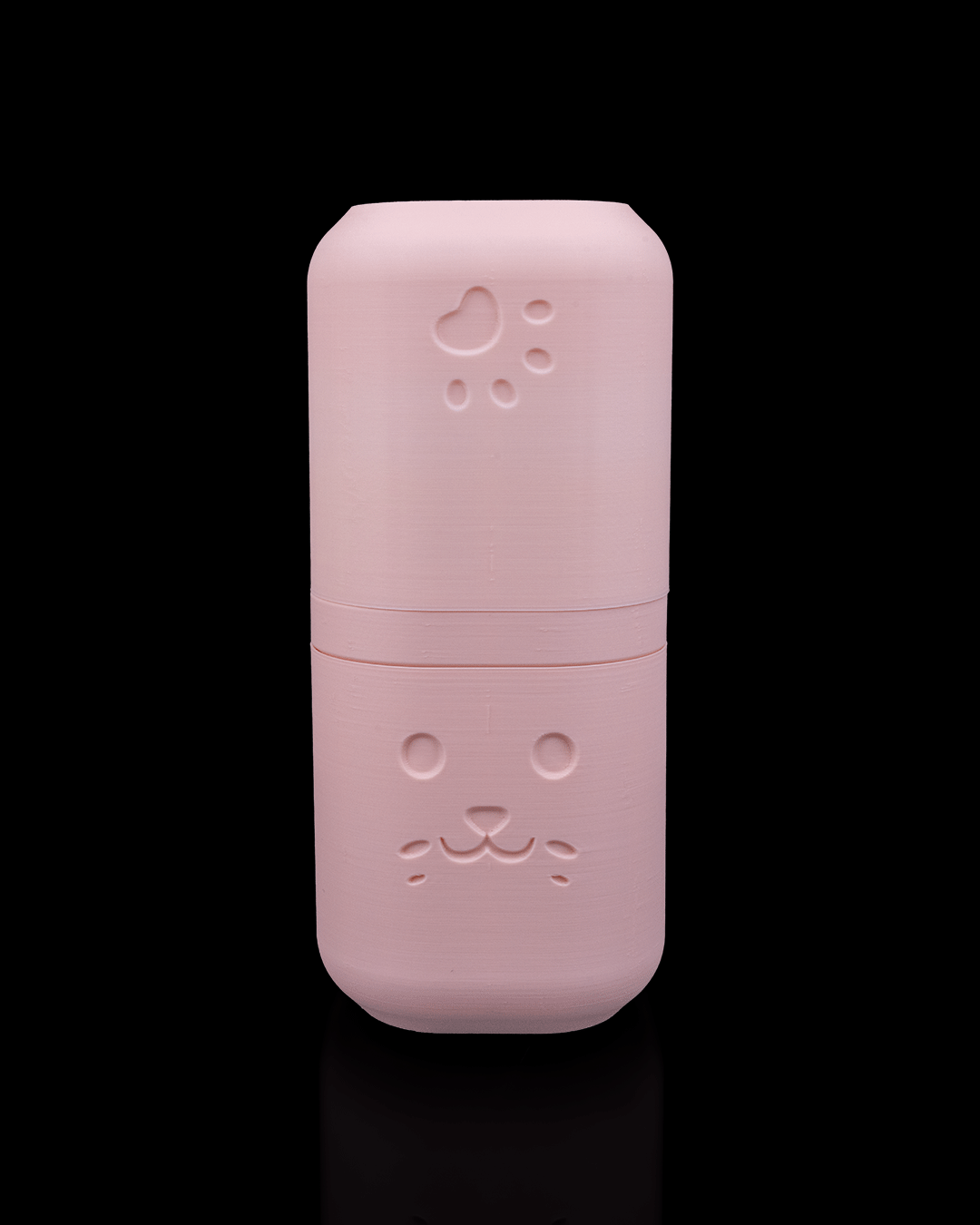 pink cat restroom organizer