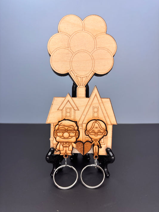 Up keychain personalized