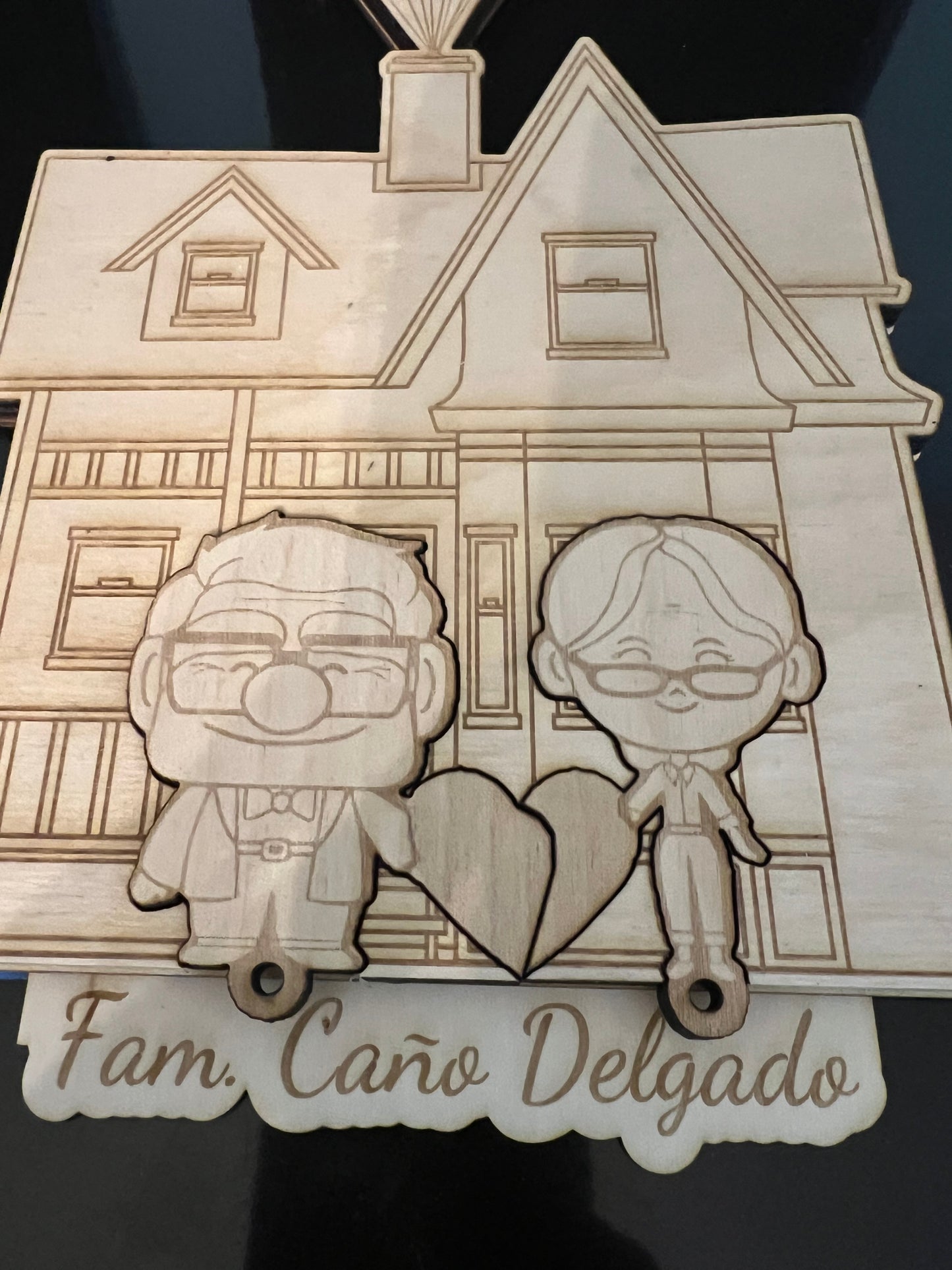 Up keychain personalized